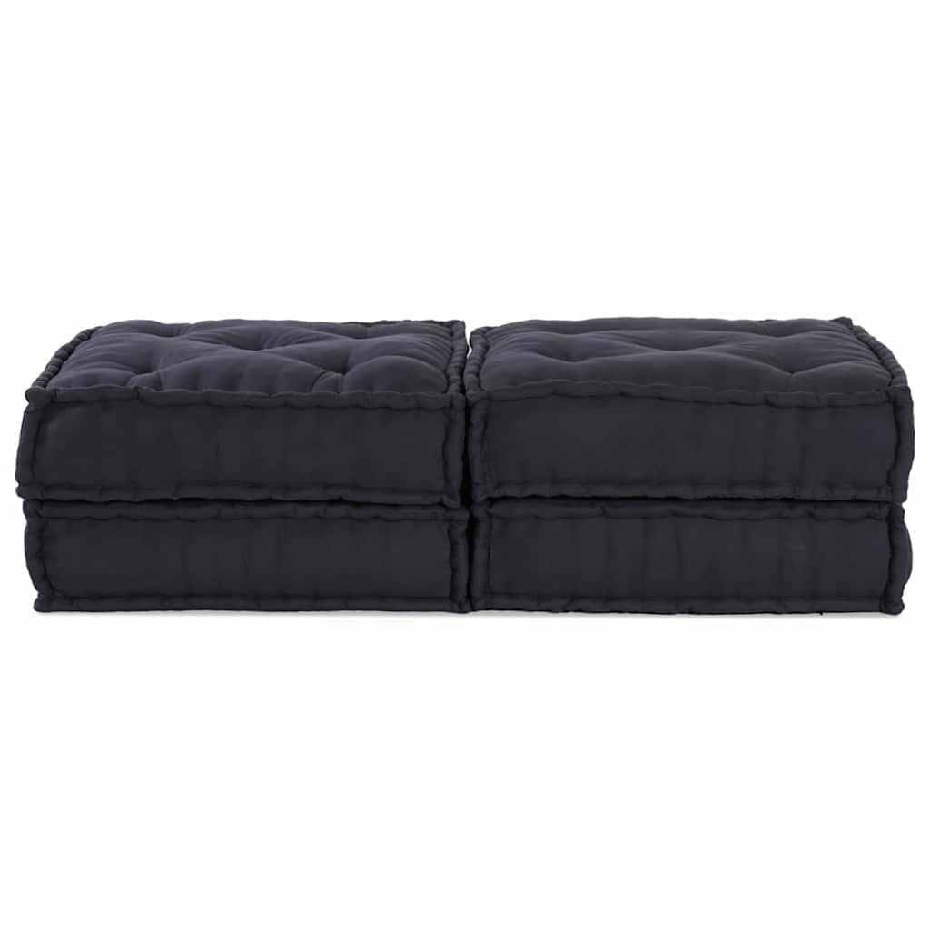 Modular Sofa 2 pcs Anthracite 70 x 70 x 36 cm Fabric