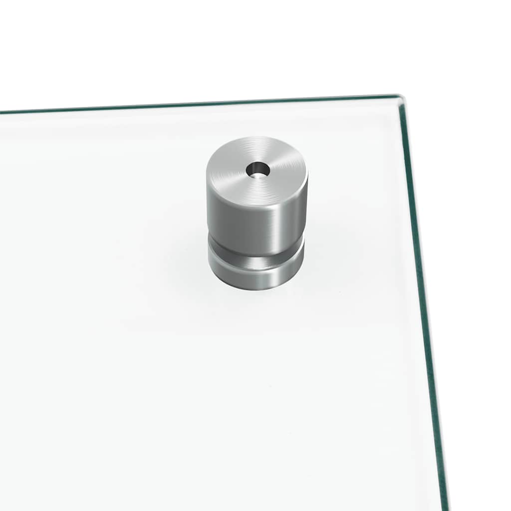 Kitchen Backsplashes 2 pcs Transparent 80x50 cm Tempered Glass