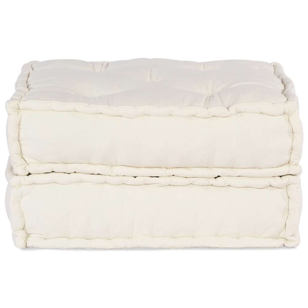 Modular Sofa Unit Cream 70x70x36 Fabric