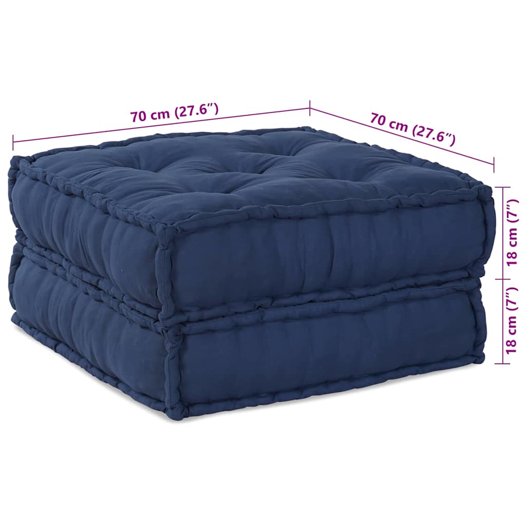 Modular Sofa Indigo 70 x 70 x 36 cm Fabric