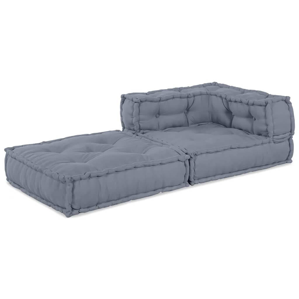 Modular Sofa Grey 70 x 70 x 54 cm Fabric