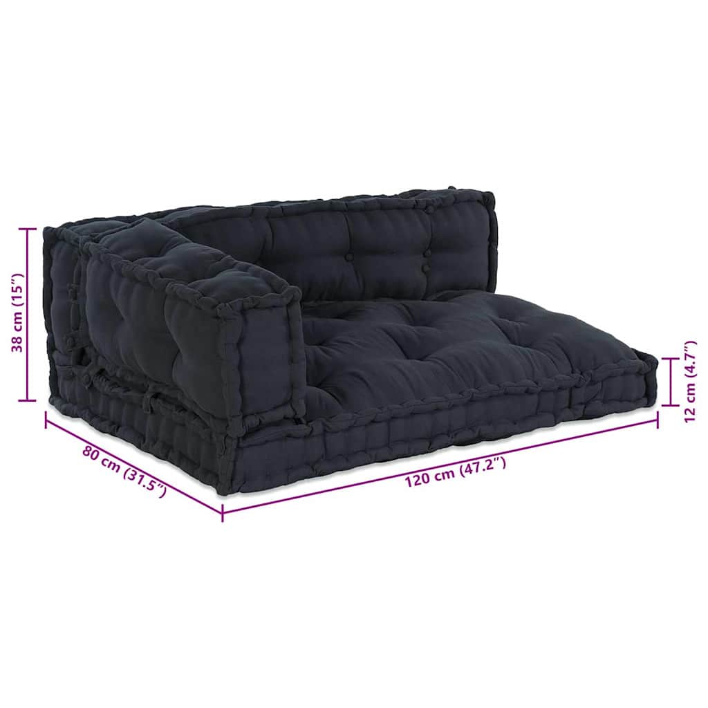 Pallet Sofa Cushion Anthracite Fabric