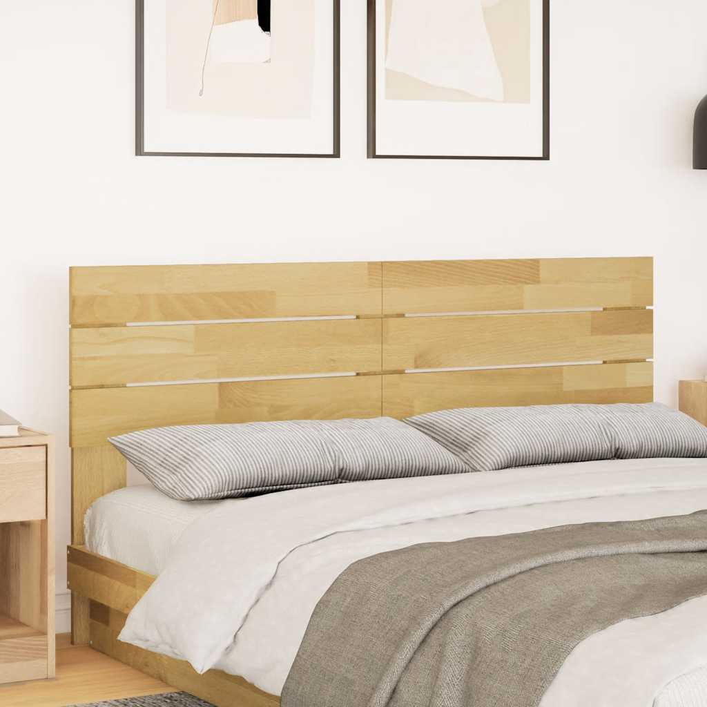 Headboard 140 cm Solid Wood Oak
