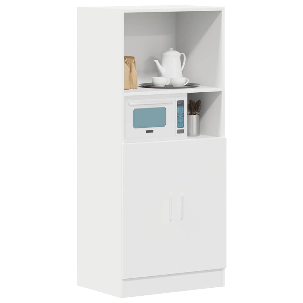 Kitchen Cabinet White 57x41,5x131,5 cm Engineered Wood