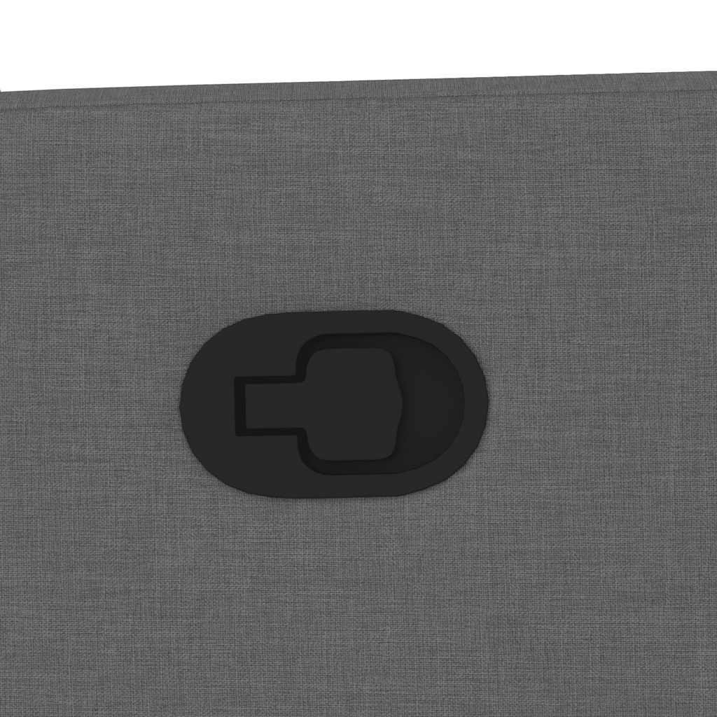 Recliner Chair Dark Grey Fabric