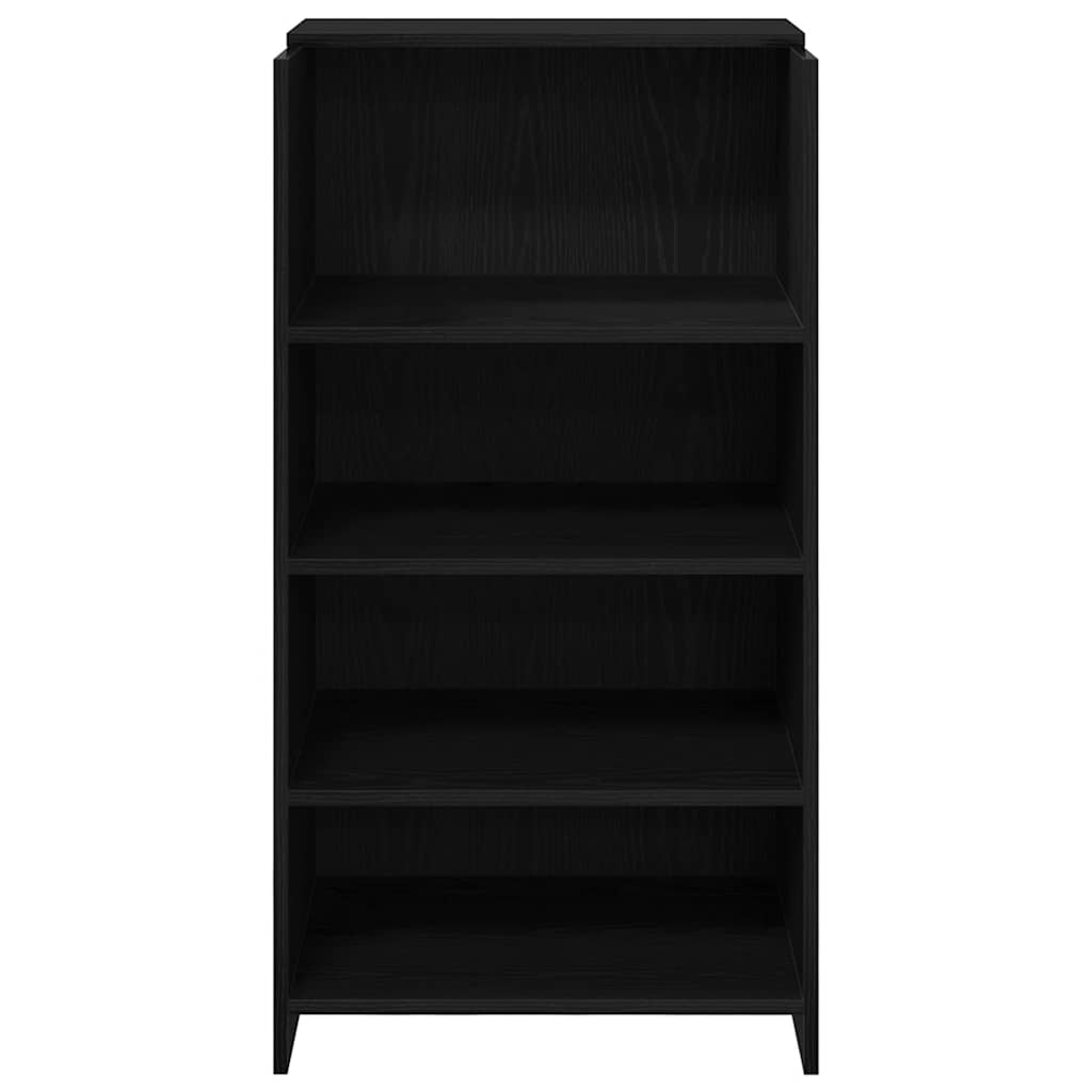 Reception Desk Black 55x50x103.5 cm Engineered Wood