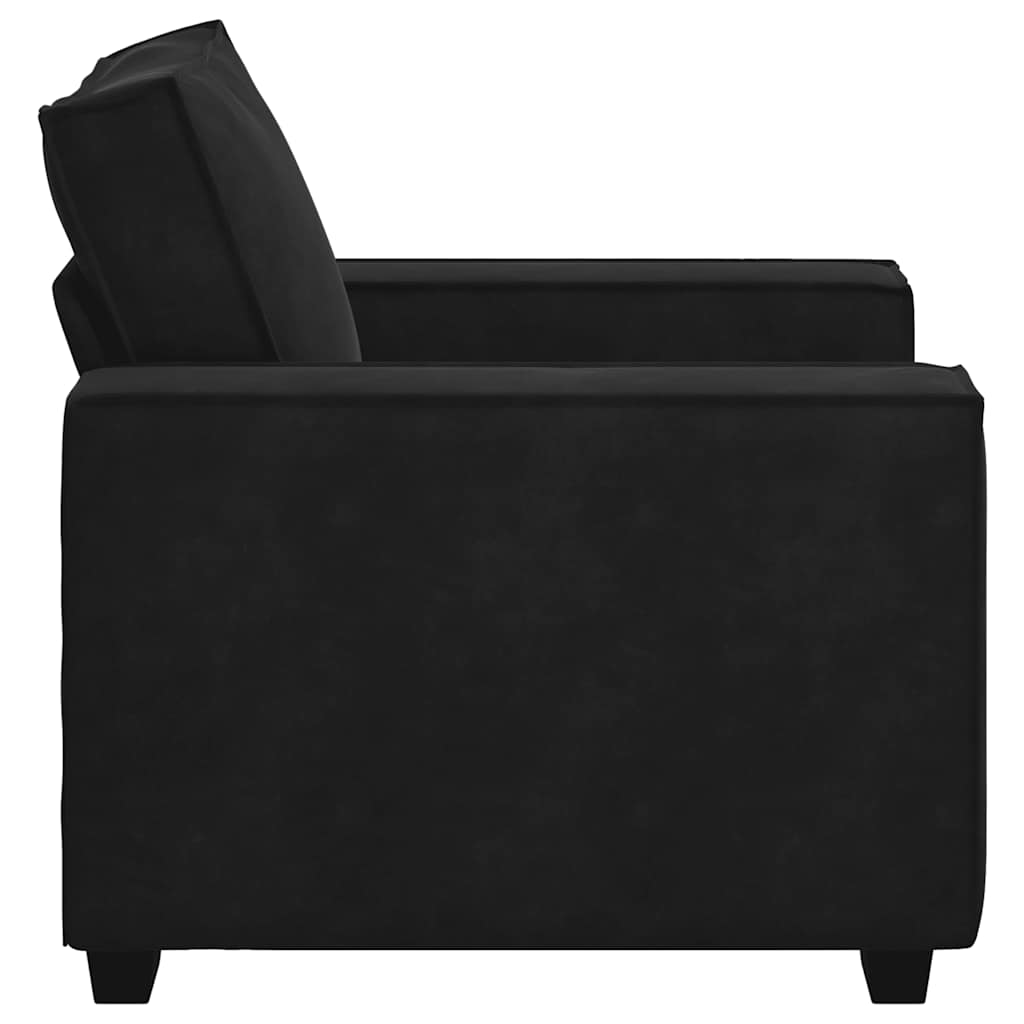 Sofa Chair Black 60 cm Velvet