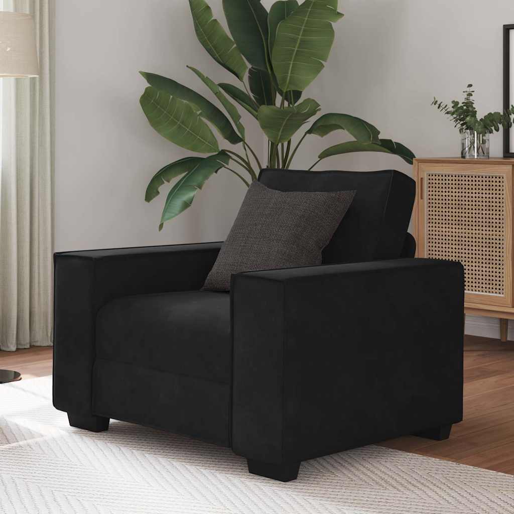 Sofa Chair Black 60 cm Velvet