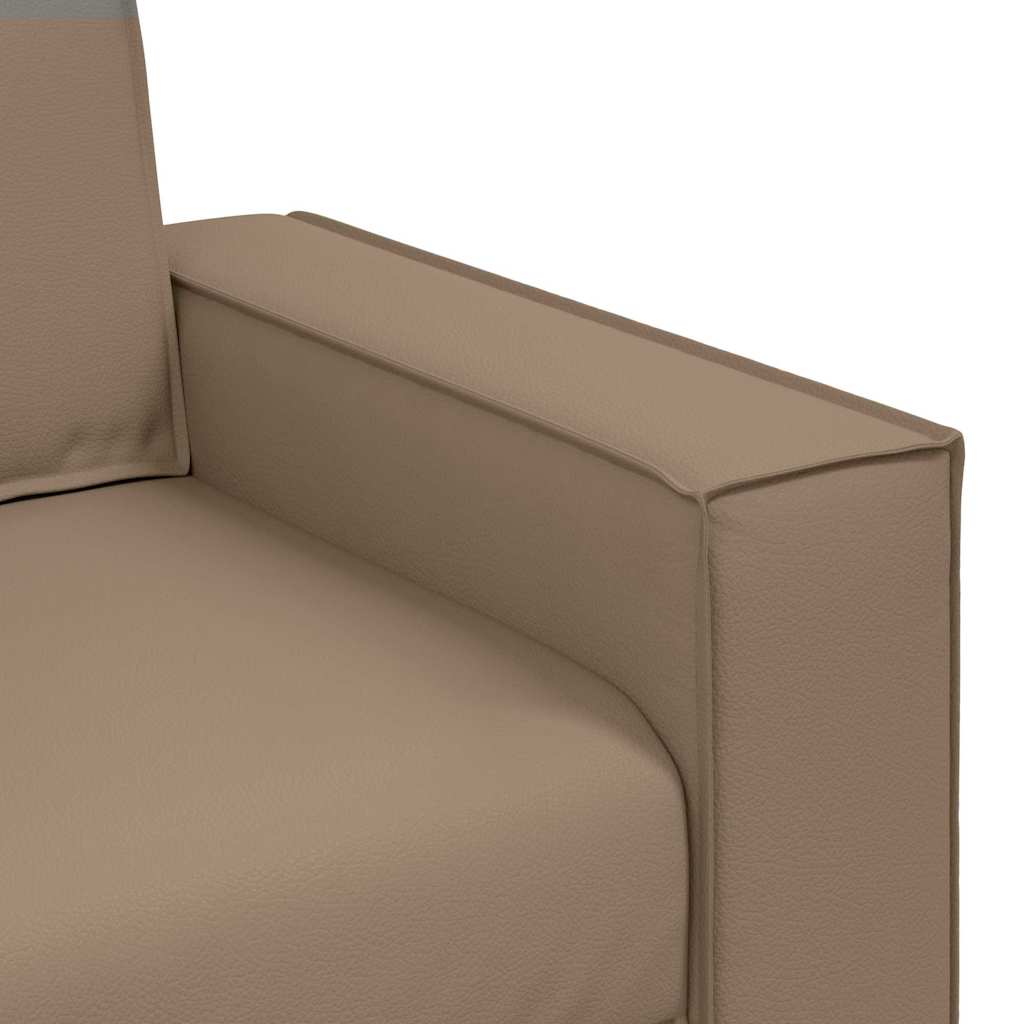 Sofa Chair Cappuccino 180 x 78 x 84 cm Artificial Leather