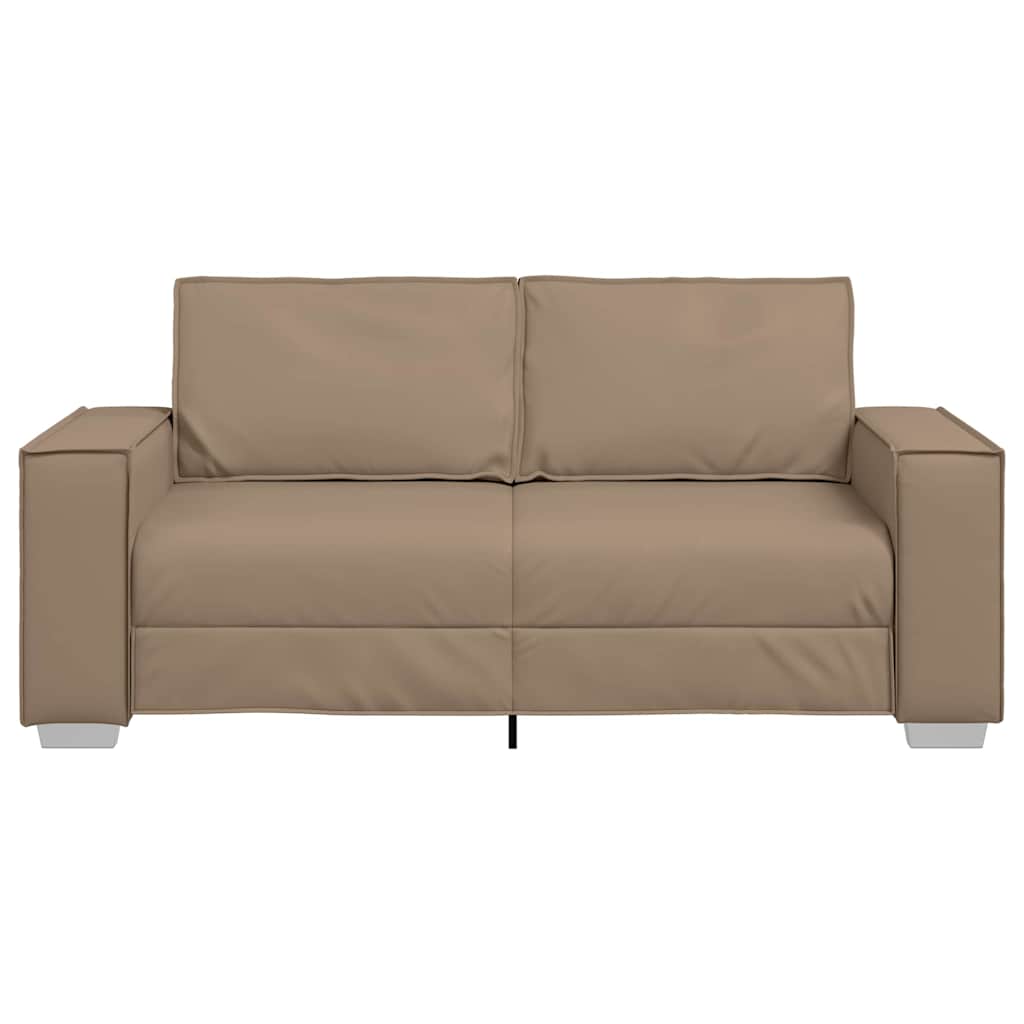 Sofa Chair Cappuccino 180 x 78 x 84 cm Artificial Leather