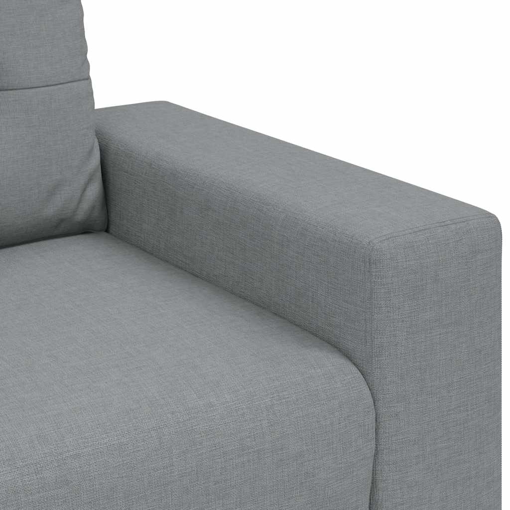 Sofa Chair Light Grey 60 cm Fabric