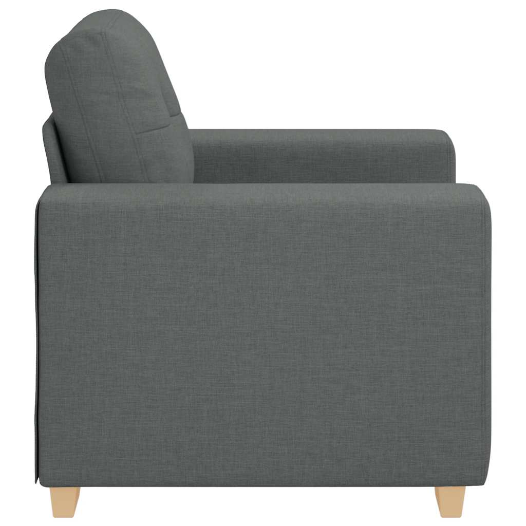 Sofa Chair Dark Grey 60 cm Fabric