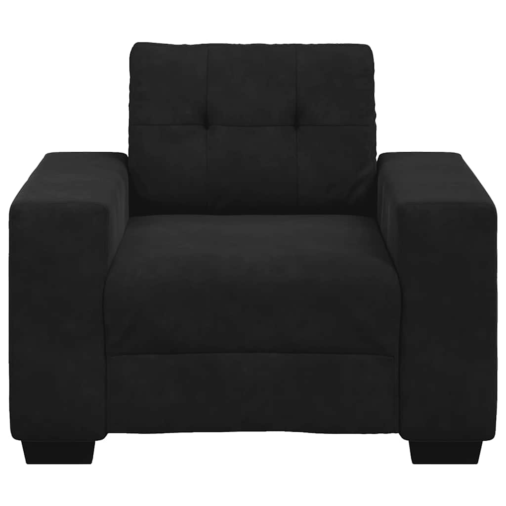 Sofa Chair Black 60 cm Velvet