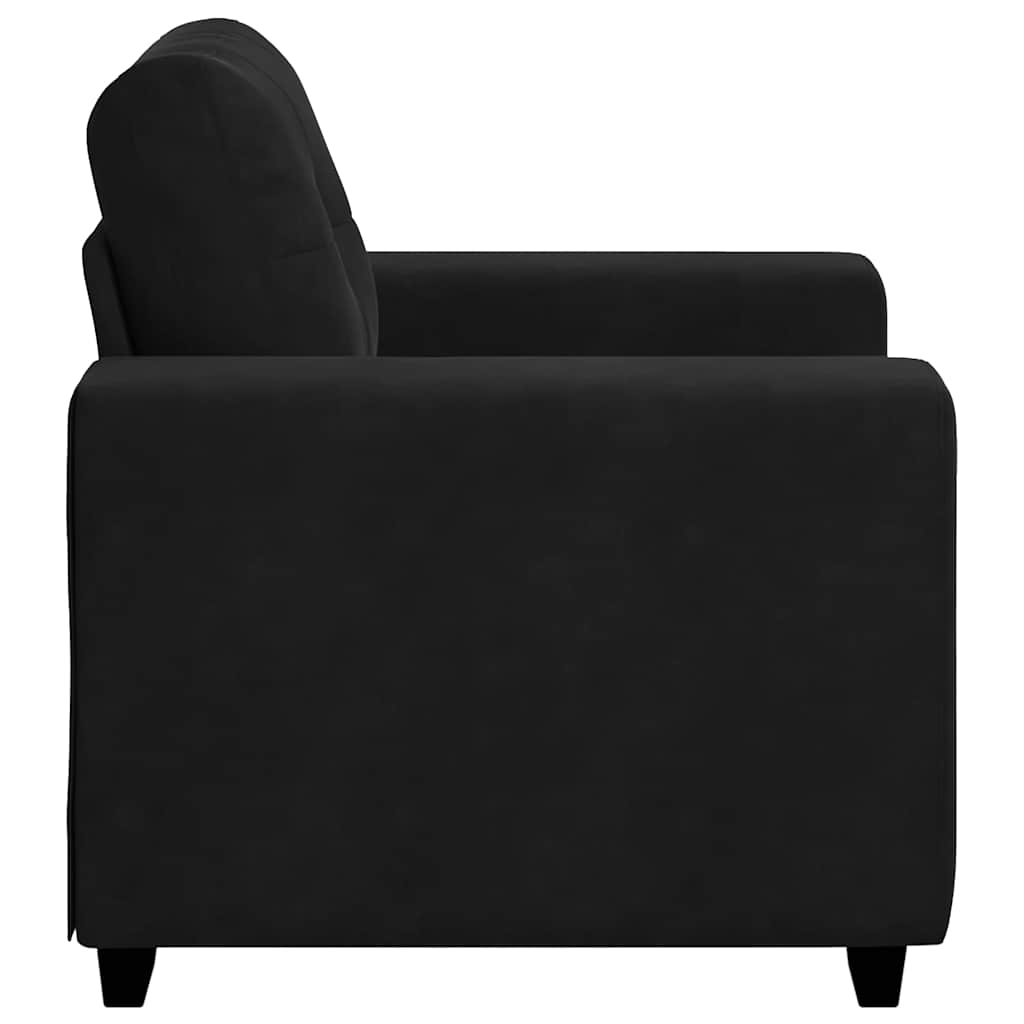 Sofa Chair Black 60 cm Velvet