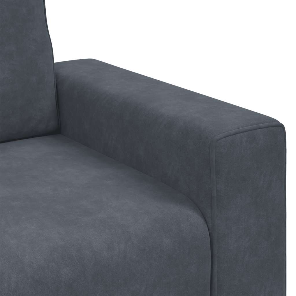 Sofa Chair Dark Grey 60 cm Velvet