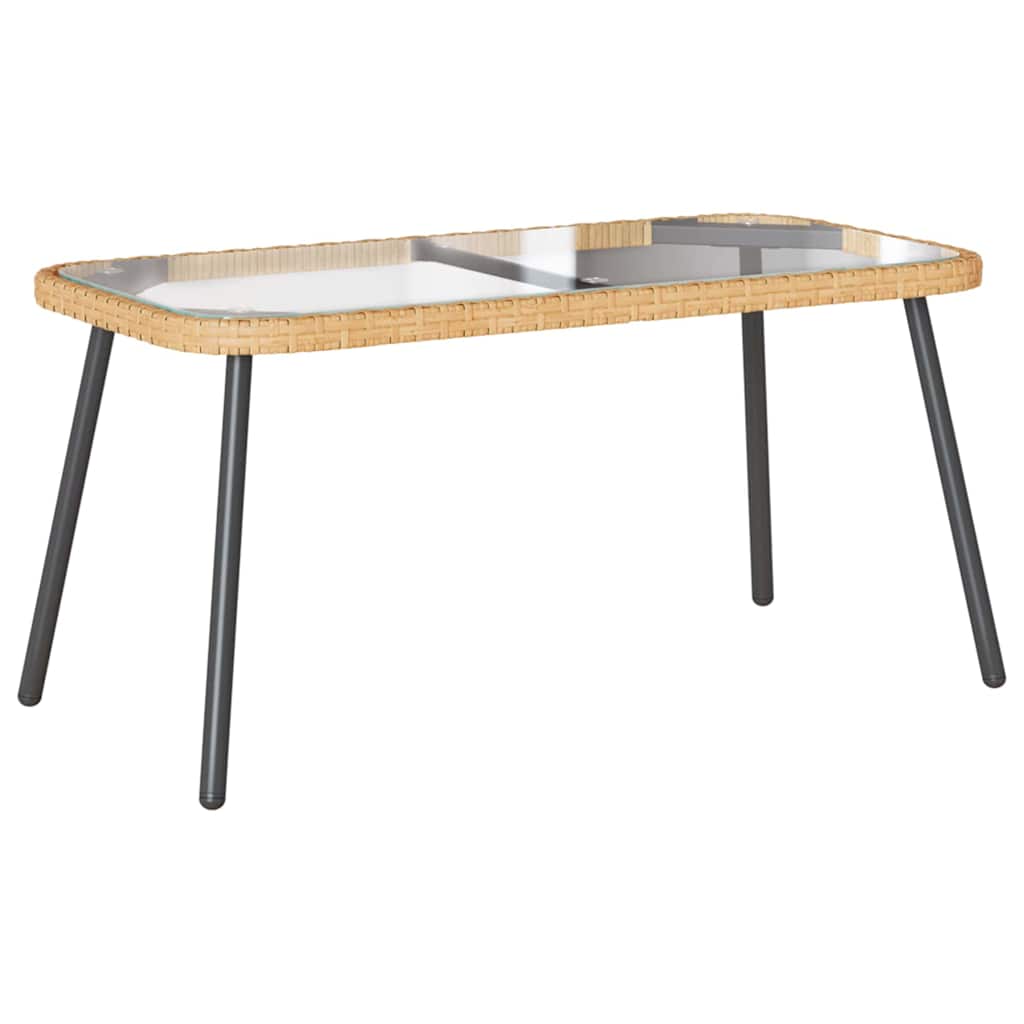 Coffee Table Brown and Black 90 x 45 x 43 cm