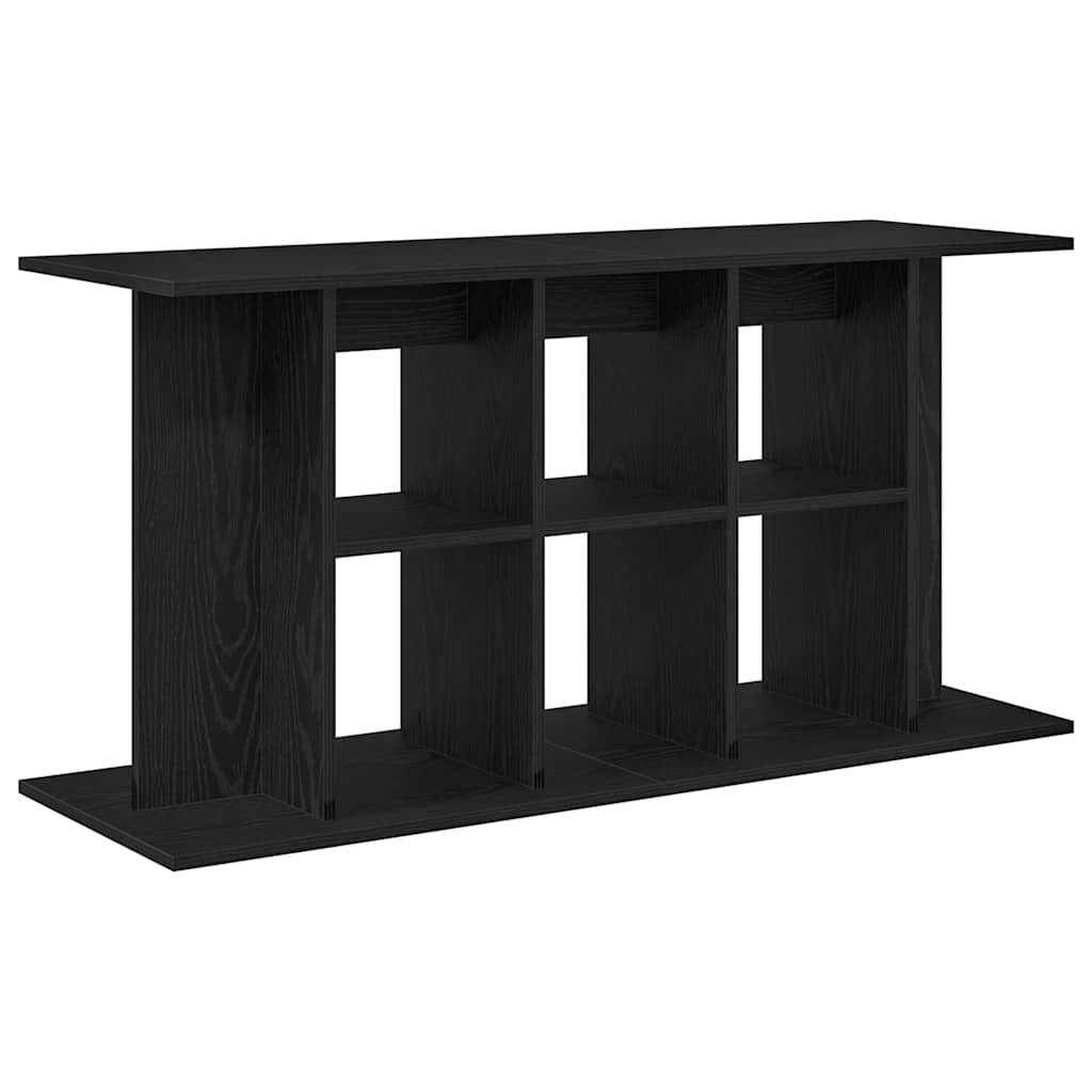 Aquarium Stand Black Oak 120x40x60 cm Engineered Wood