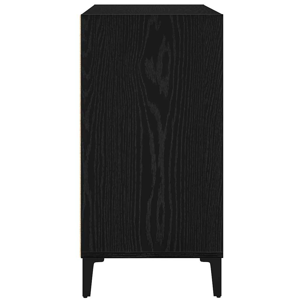 Sideboard Black Oak 103,5 x 35 x 70 cm Engineered Wood