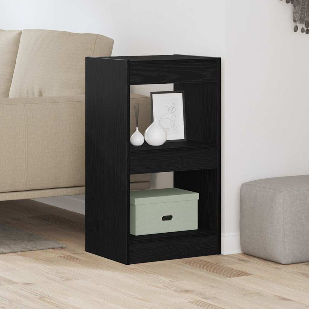 Book Cabinet Black Oak 40 x 30 x 71,5 cm Engineered Wood