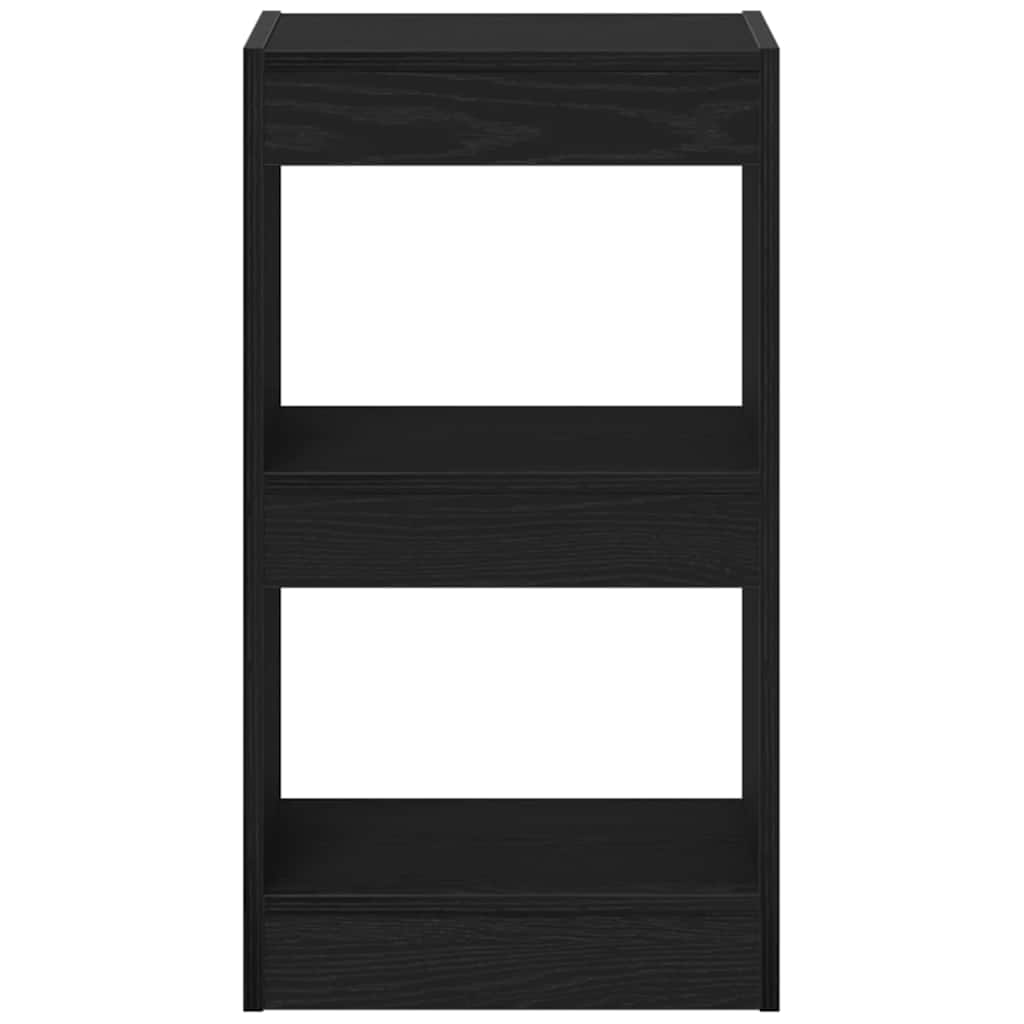 Book Cabinet Black Oak 40 x 30 x 71,5 cm Engineered Wood