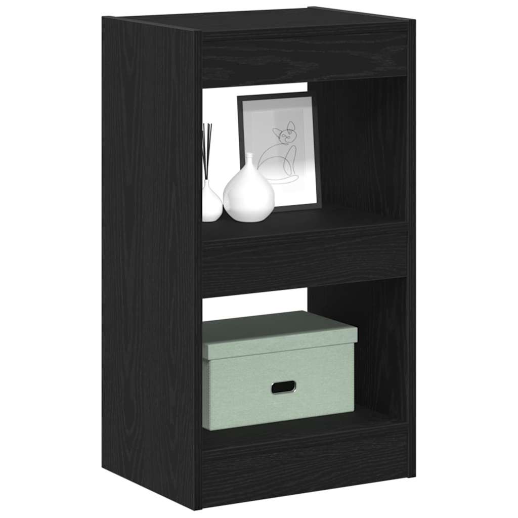 Book Cabinet Black Oak 40 x 30 x 71,5 cm Engineered Wood