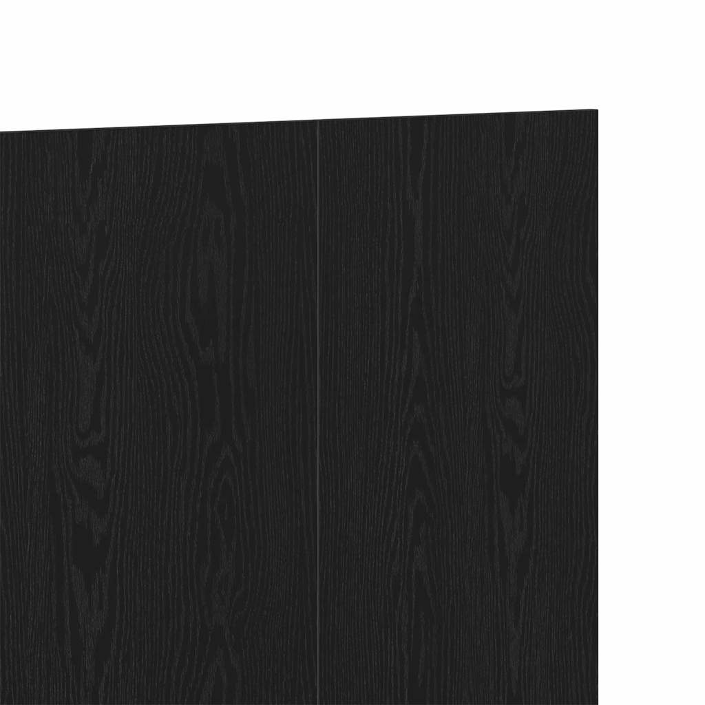 Headboard Black Oak 160 x 1.5 x 80 cm Engineered Wood