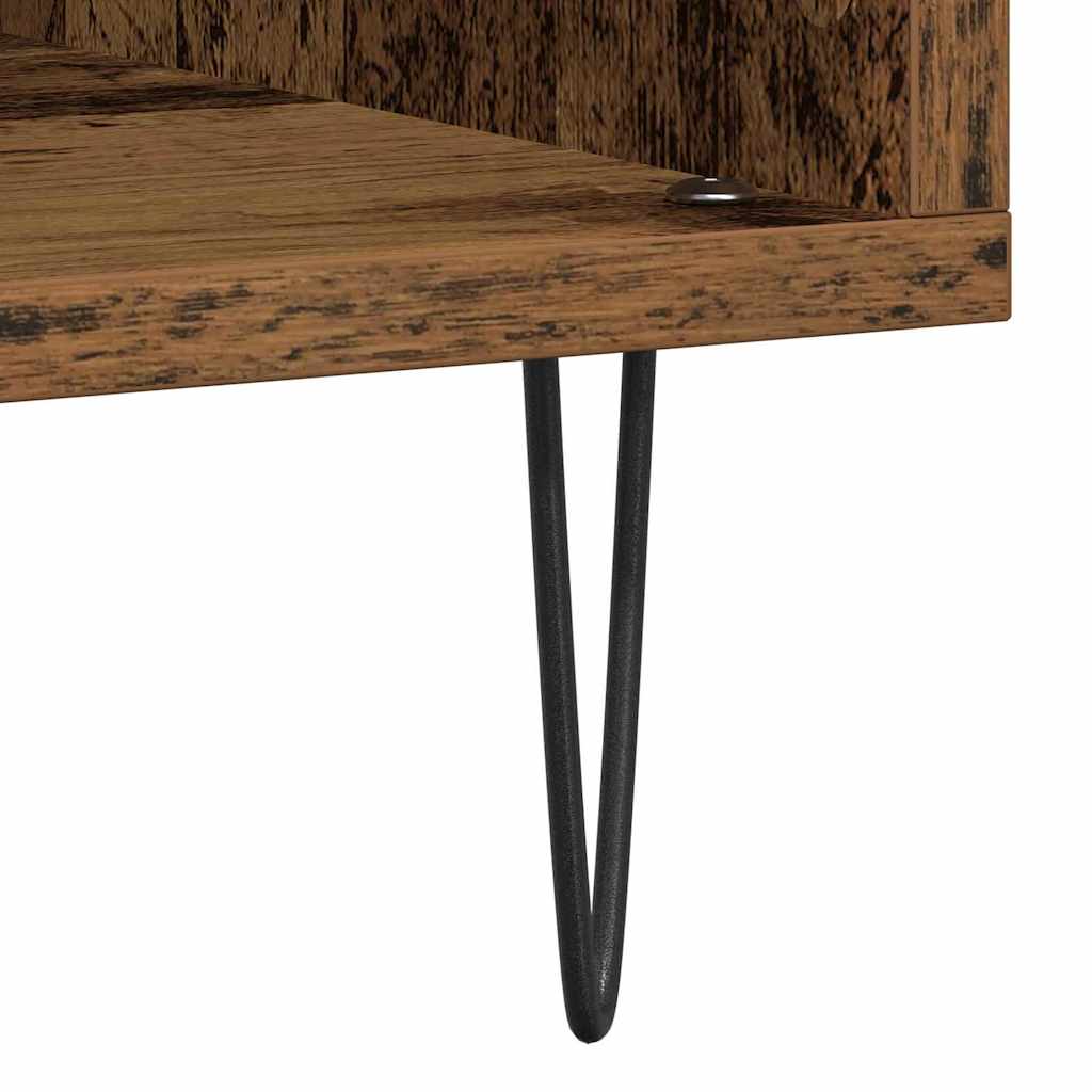 Record Cabinet Artisan oak 100 x 38 x 48 cm Engineered Wood