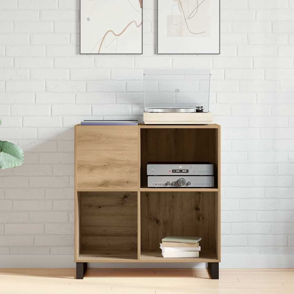 Record Cabinet Artisan oak 85 x 38 x 89 cm Engineered Wood