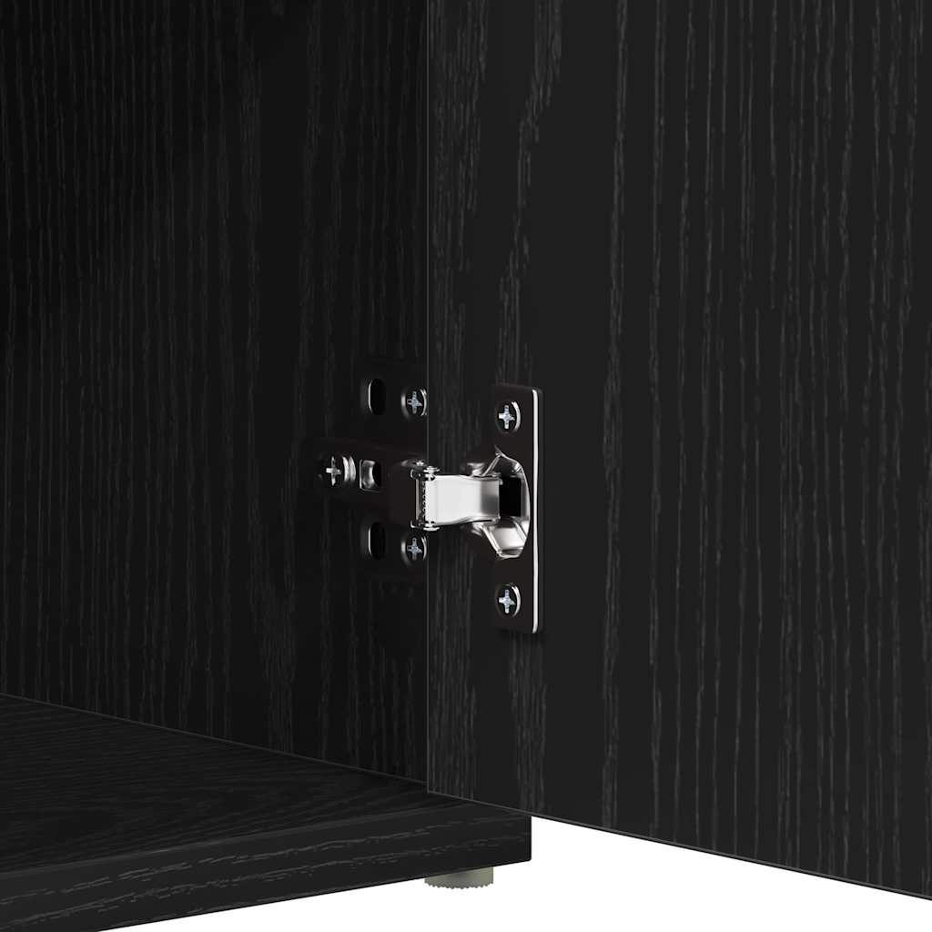 Shoe Bench with Drawer Black 100 x 30 x 48 cm Engineered wood