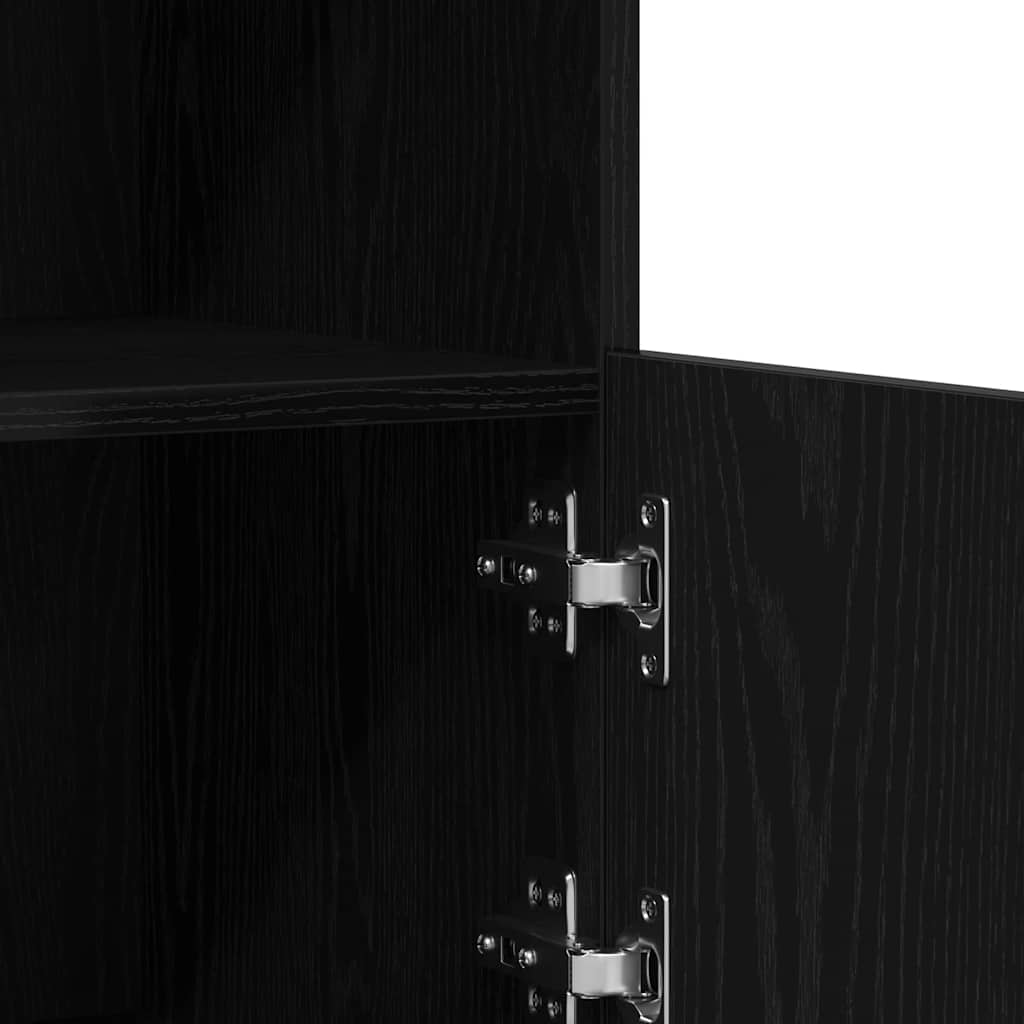 Sideboard Black 81 x 37 x 67 cm Engineered wood