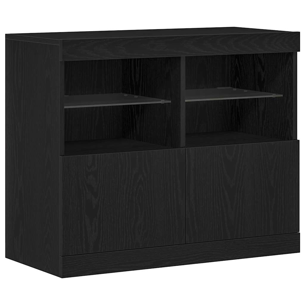 Sideboard Black 81 x 37 x 67 cm Engineered wood