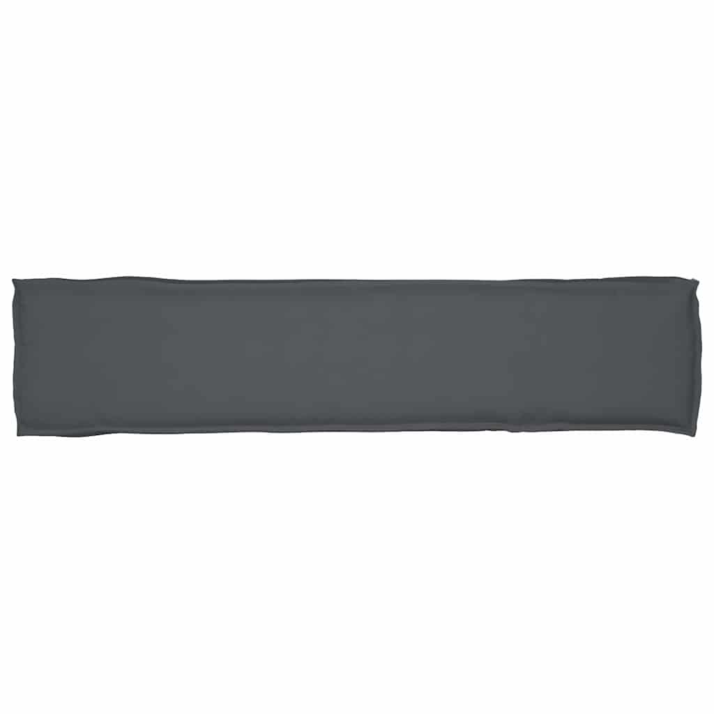 Pallet Cushion Anthracite 180 x 40 x 8 cm Oxford fabric