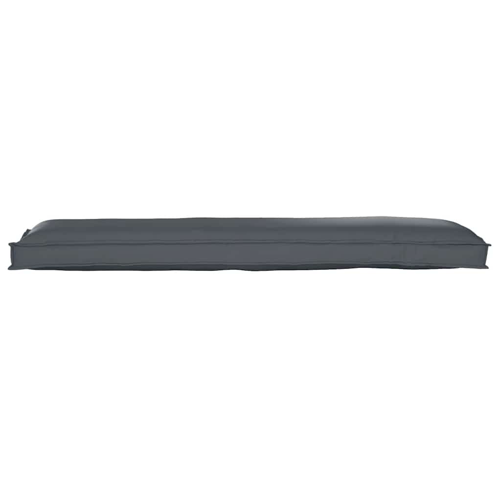 Pallet Cushion Set 2 pcs Anthracite 150 x 40 x 8 cm