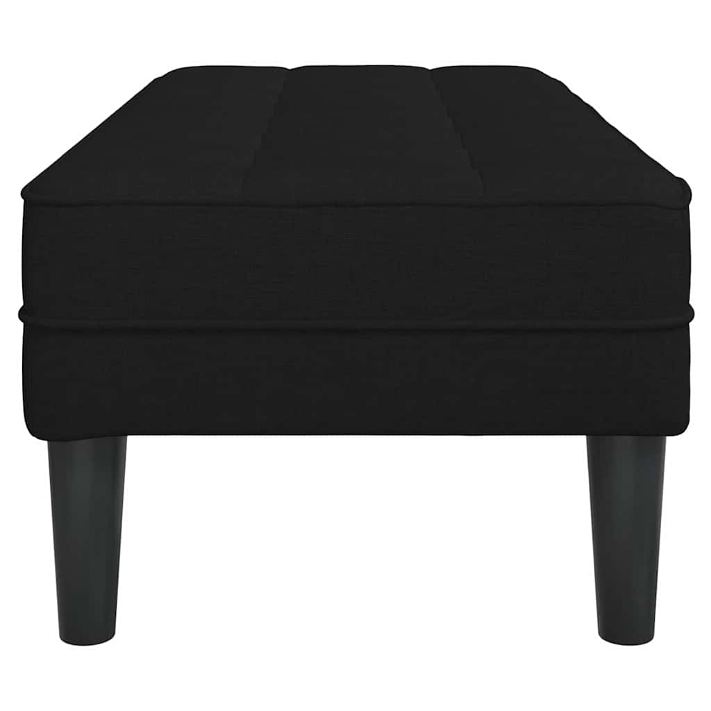 Bench Black 113 x 57 x 39 cm Fabric