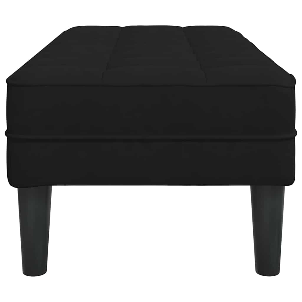 Bench Black 113 x 57 x 39 cm Velvet