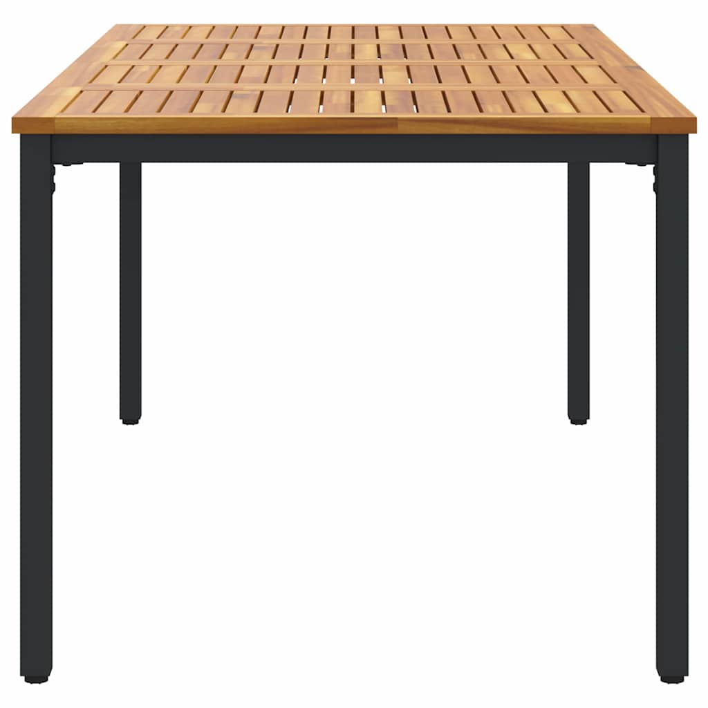 Outdoor Tables Natural and black 180 x 90 x 75 cm