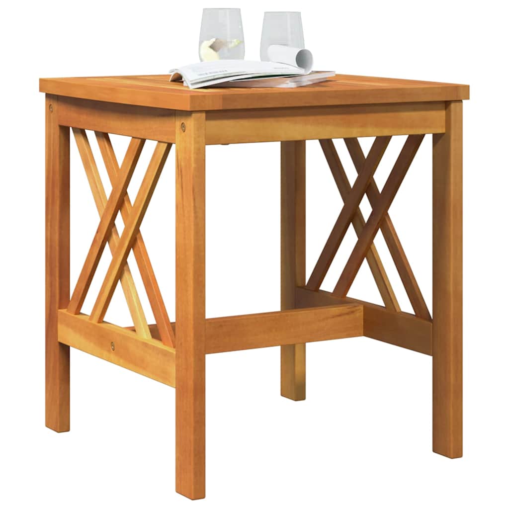 Side Table Brown Solid Acacia wood