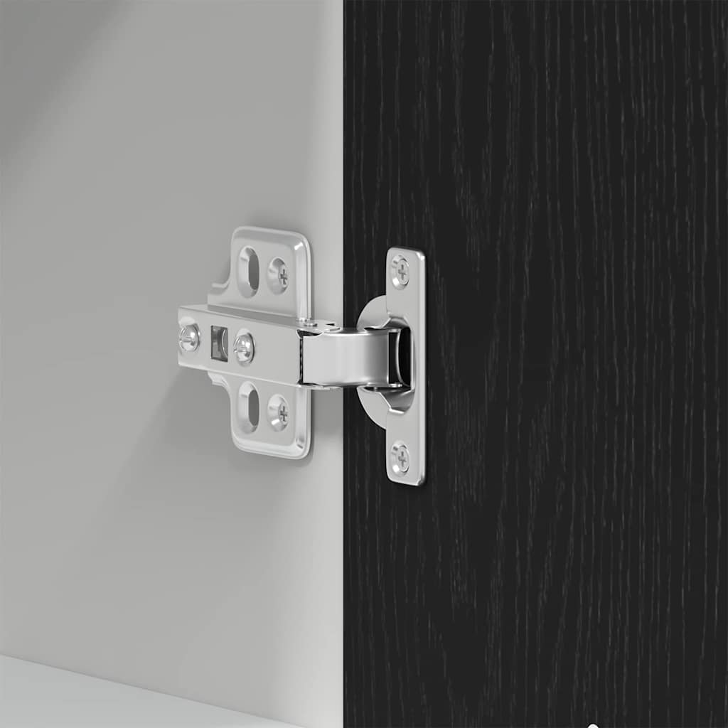 Hanging Cabinet Riga Black oak 60 x 31 x 60 cm Engineered Wood