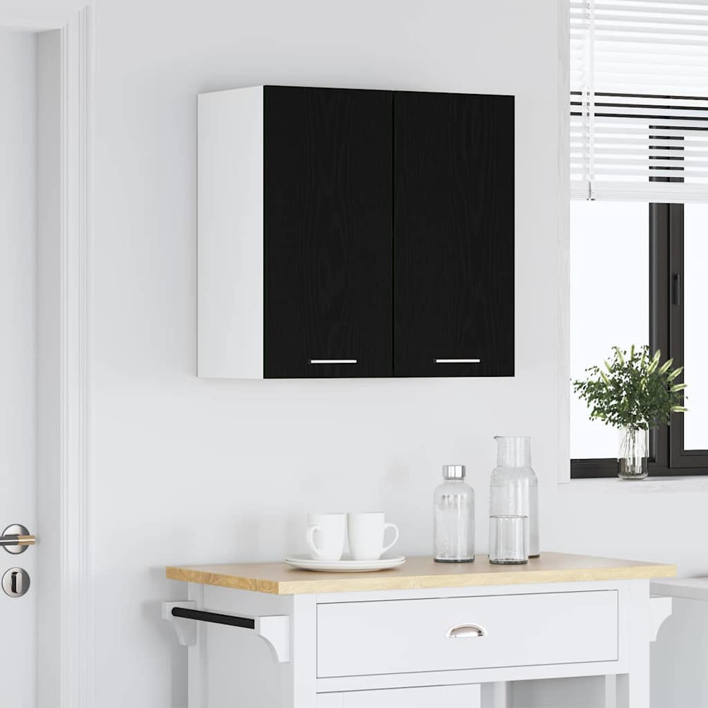 Hanging Cabinet Riga Black oak 60 x 31 x 60 cm Engineered Wood