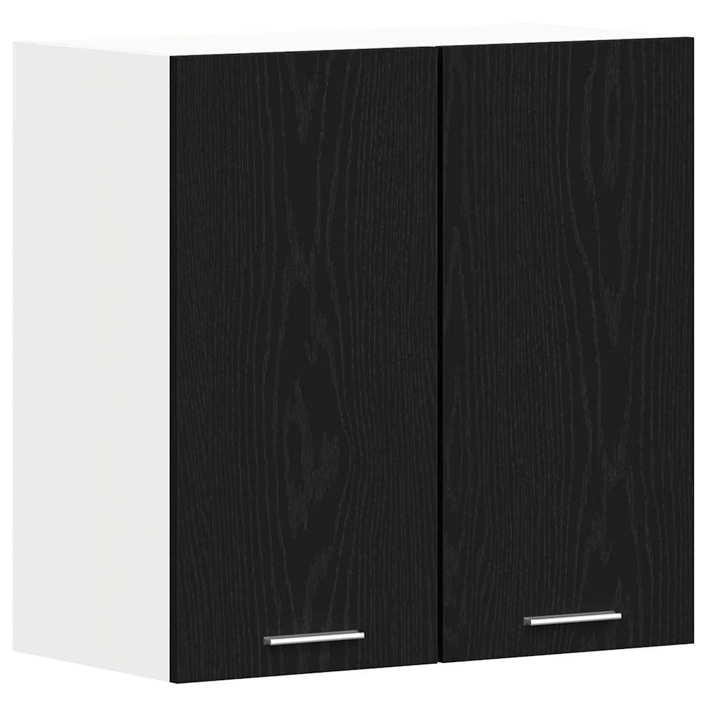 Hanging Cabinet Riga Black oak 60 x 31 x 60 cm Engineered Wood
