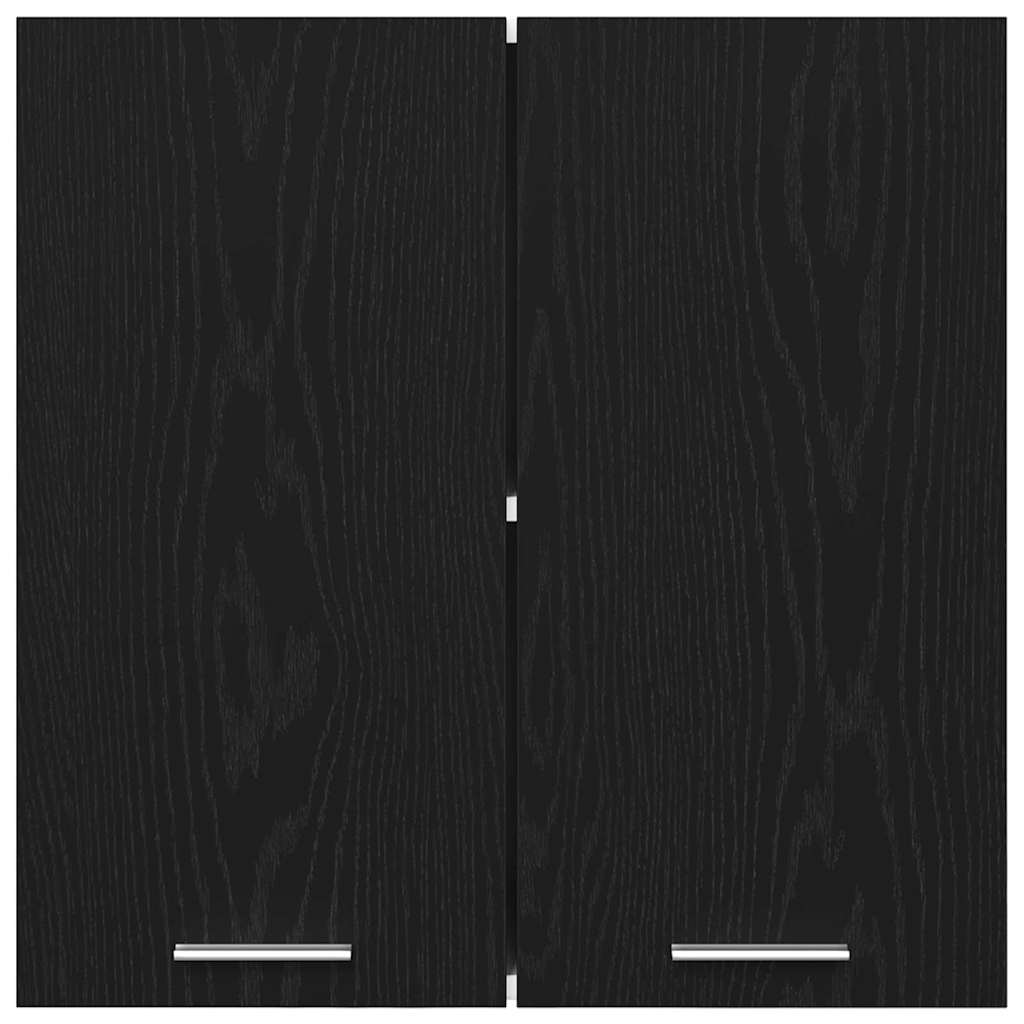 Hanging Cabinet Riga Black oak 60 x 31 x 60 cm Engineered Wood