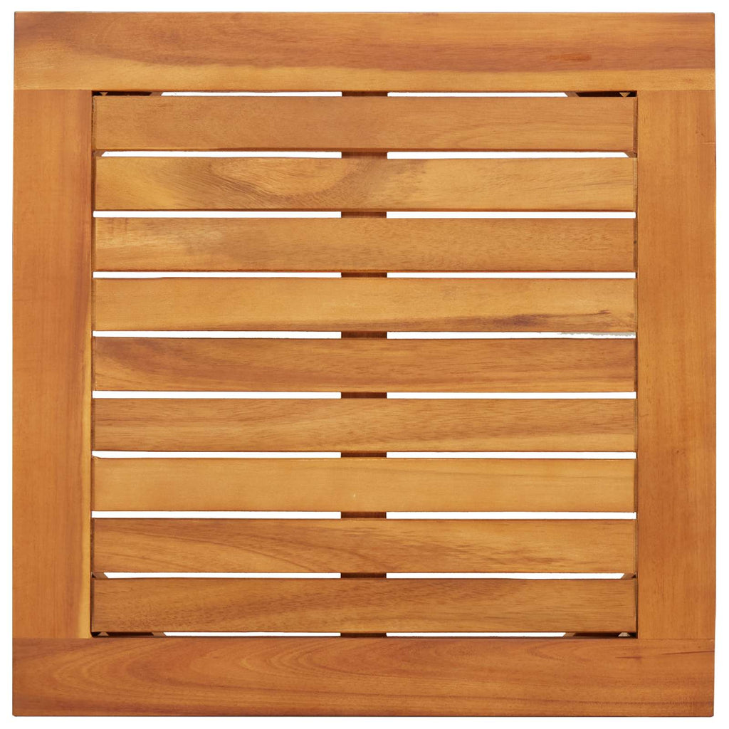 Garden Sofa Set with Cushion 3 pcs Brown Solid Acacia wood