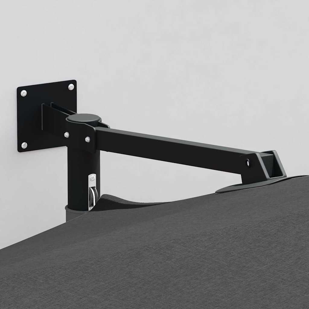 Garden Parasol Anthracite and Black 248 x 248 x 148 cm