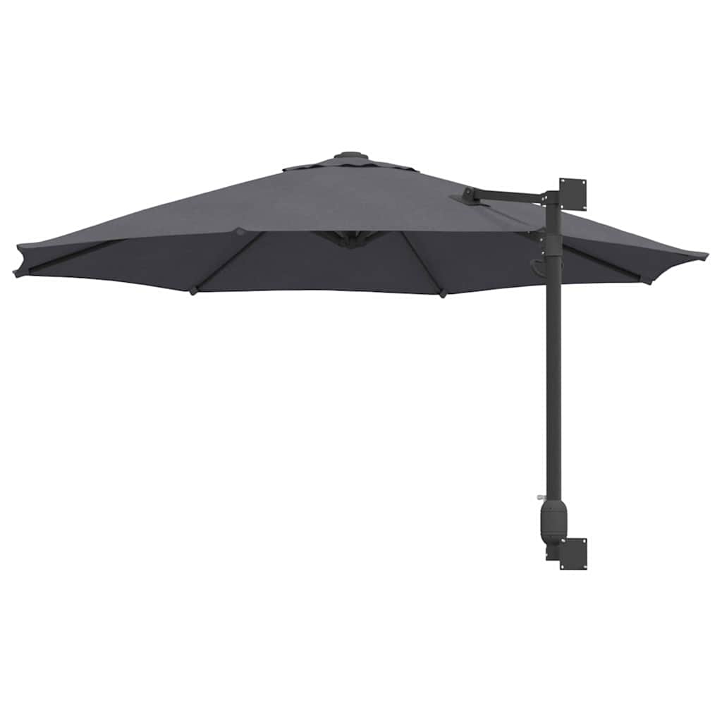 Garden Parasol Anthracite and Black 248 x 248 x 148 cm
