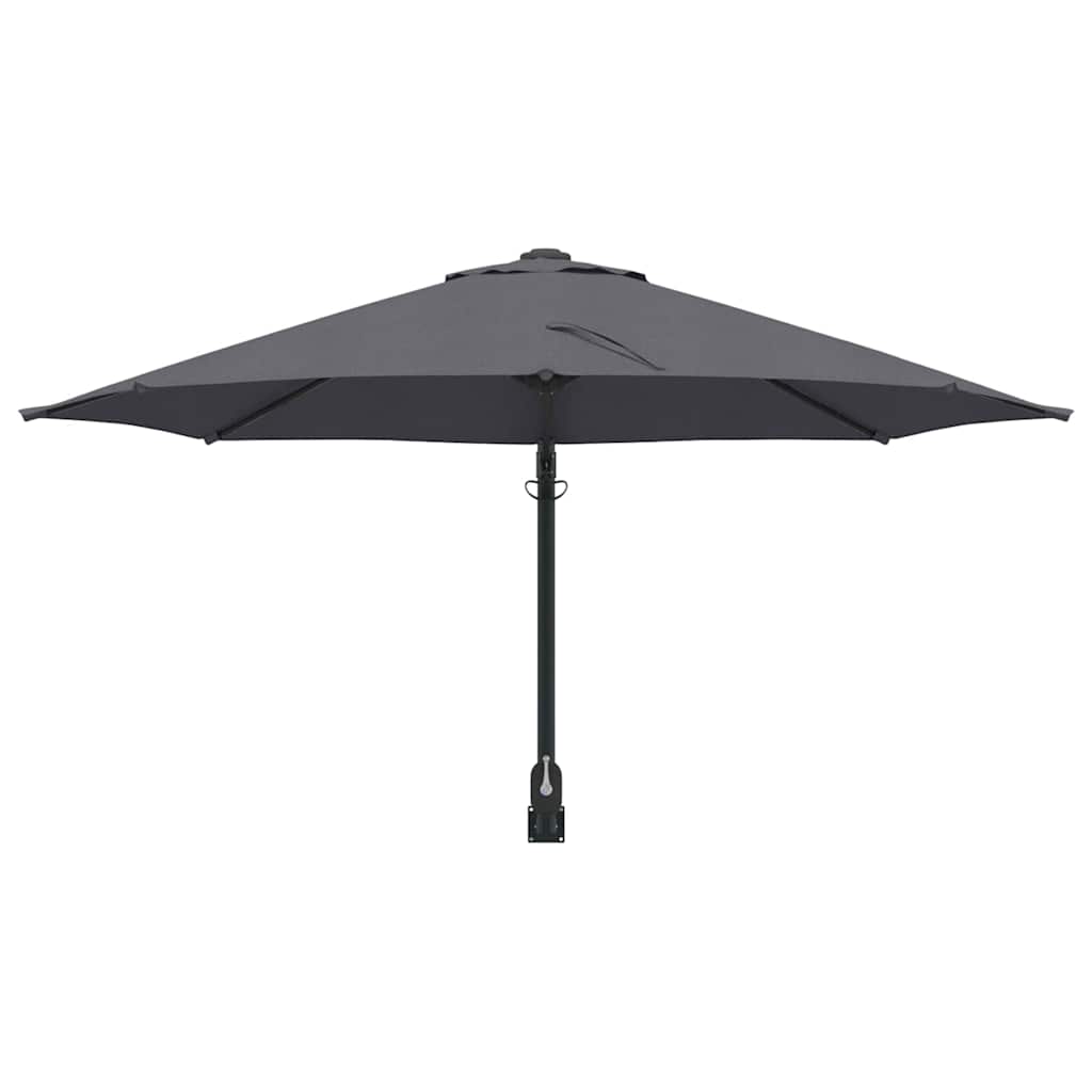 Garden Parasol Anthracite and Black 248 x 248 x 148 cm