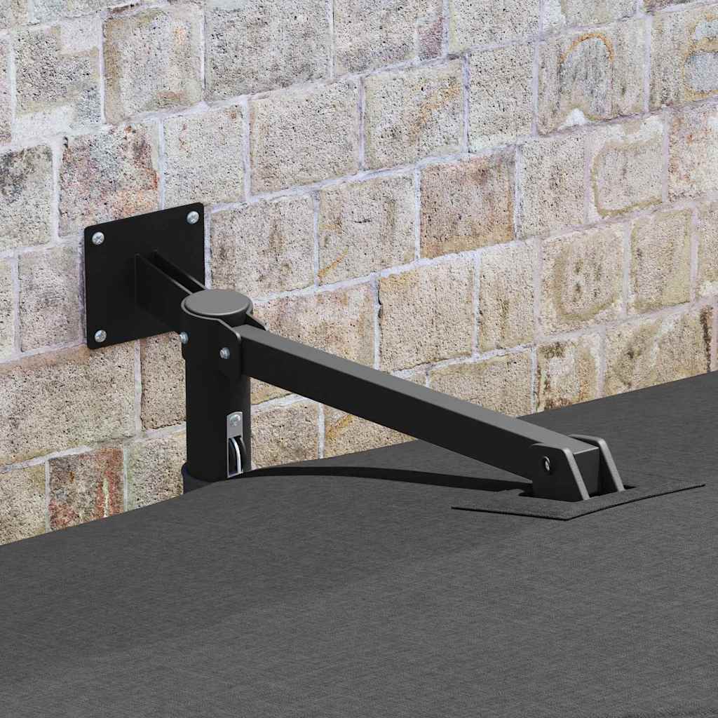 Garden Parasol Anthracite and Black 248.5 x 247.5 x 160 cm