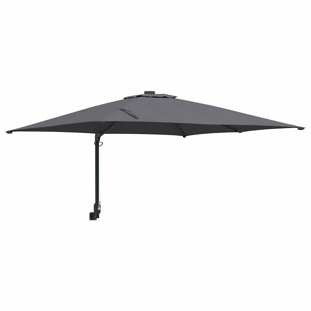 Garden Parasol Anthracite and Black 248.5 x 247.5 x 160 cm