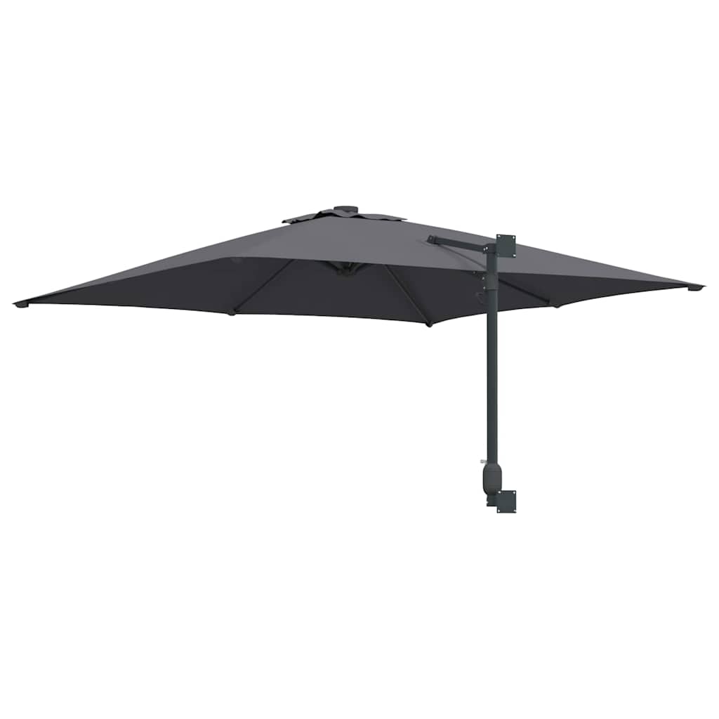 Garden Parasol Anthracite and Black 248.5 x 247.5 x 160 cm