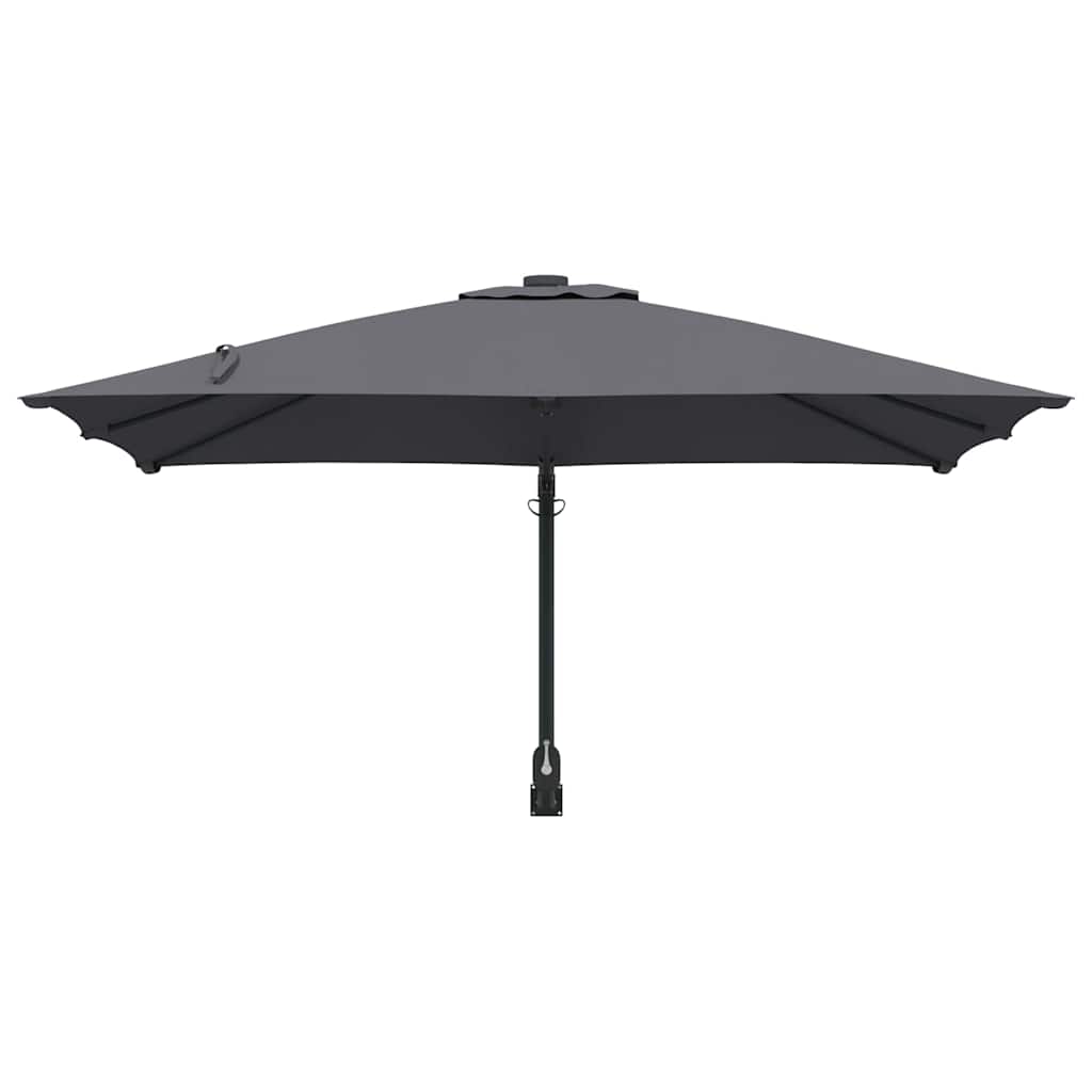 Garden Parasol Anthracite and Black 248.5 x 247.5 x 160 cm