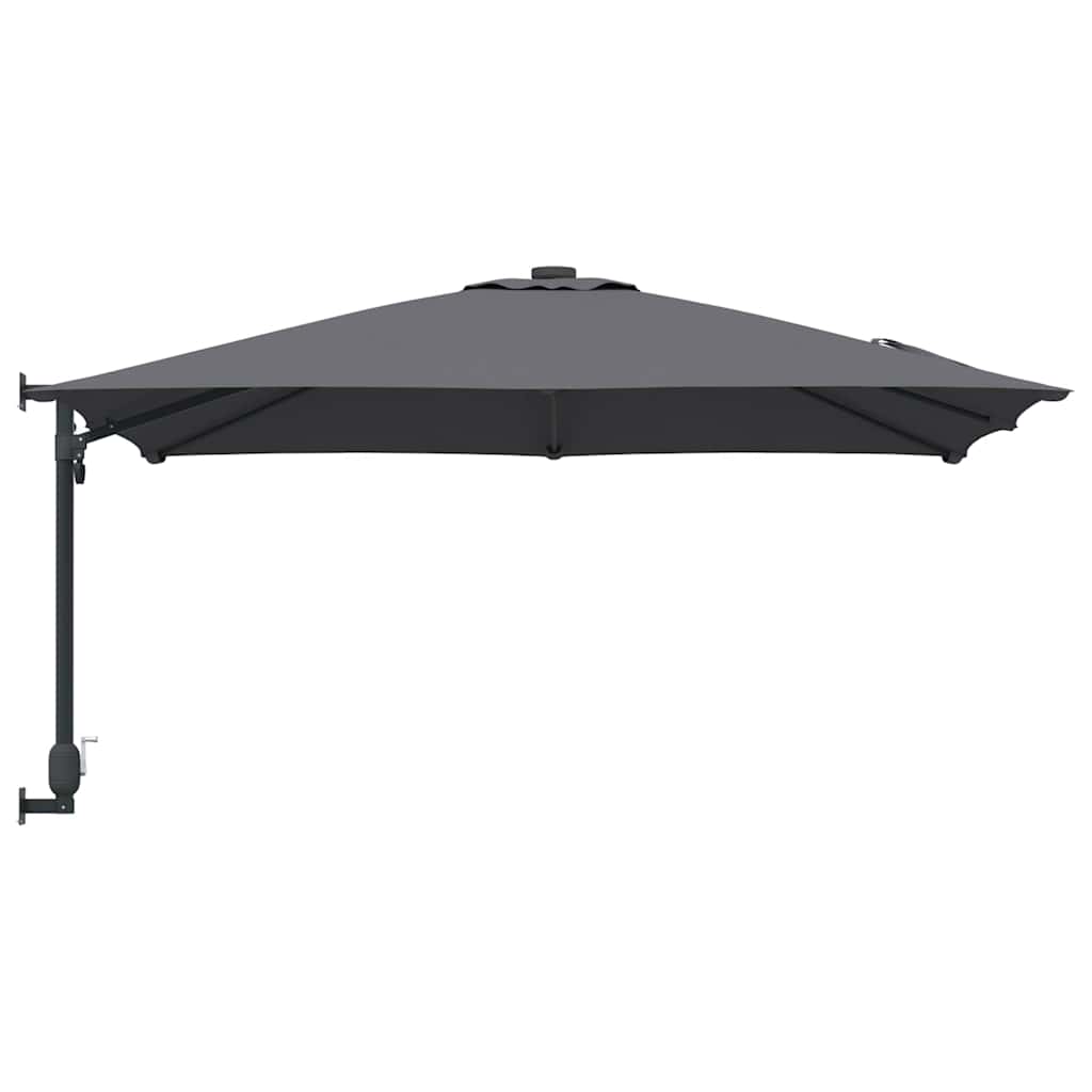 Garden Parasol Anthracite and Black 248.5 x 247.5 x 160 cm